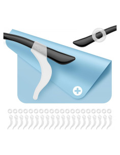 20 Pares de Ganchos de Silicona Antideslizantes Howdonsi