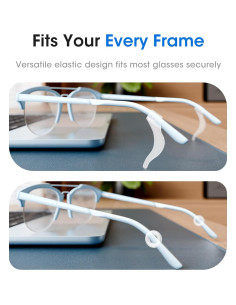 20 Pares de Ganchos de Silicona Antideslizantes Howdonsi 2