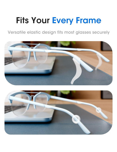 20 Pares de Ganchos de Silicona Antideslizantes Howdonsi