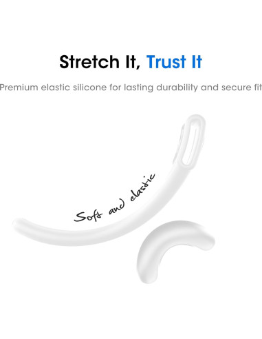 20 Pares de Ganchos de Silicona Antideslizantes Howdonsi