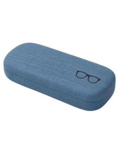 Estuche Duro para Gafas Denim - Protector Compacto Unisex