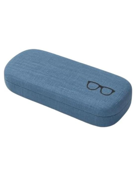 Estuche Duro para Gafas Denim - Protector Compacto Unisex