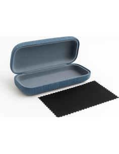 Estuche Duro para Gafas Denim - Protector Compacto Unisex 2
