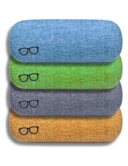 Estuche Duro para Gafas Denim - Protector Compacto Unisex