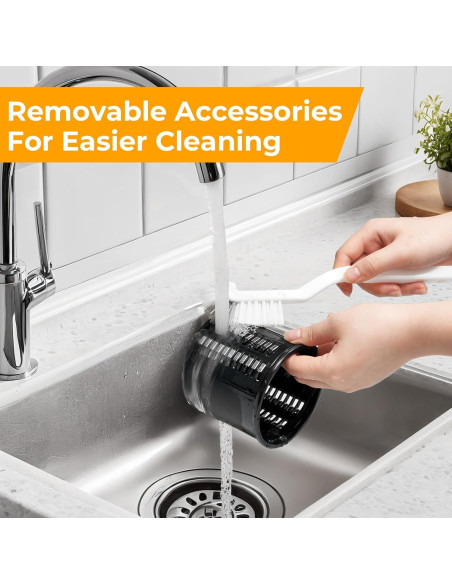 Rallador de Queso Eléctrico FITNATE 250W con 5 Cuchillas