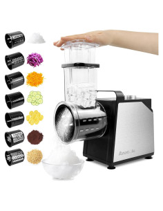Rallador Eléctrico Anatole 7 en 1 Acero Inoxidable 250W
