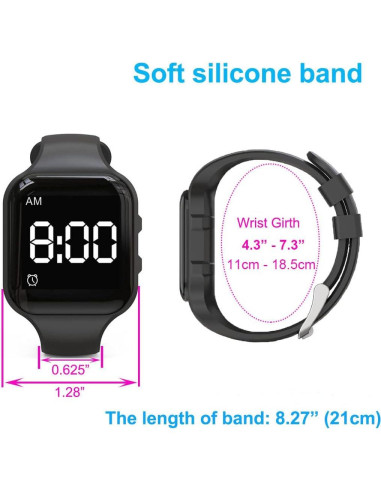 Reloj Vibrante Silencioso ShenZhen A5 para Recordatorios