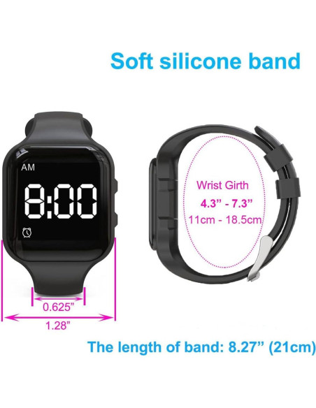 Reloj Vibrante Silencioso ShenZhen A5 para Recordatorios