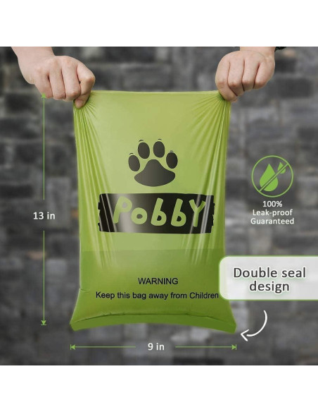 Dispensador de bolsas de excremento para perro PobbY - 2 unidades + 30 bolsas Dispensador de bolsas de excremento para perro PobbY - 2 unidades + 30 bolsas
