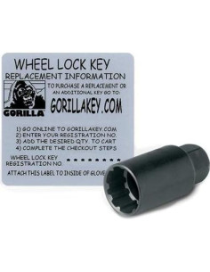 Cerraduras de Perno Cónico Gorilla 12mm x 1.50 - Juego de 4 2