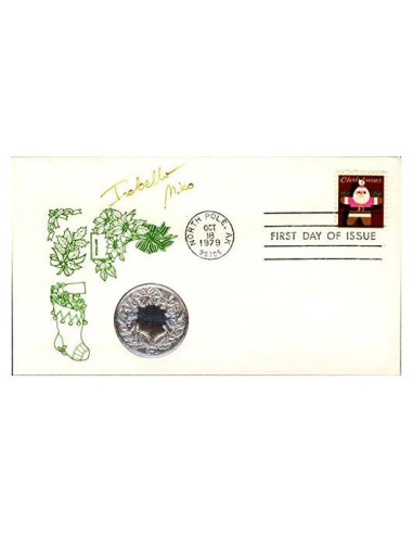 Sobre del Primer Día Firmado Isabella Miko 16.5x8.9cm