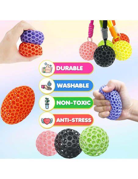 Entrenador de Fuerza de Agarre Antiestrés 3D Verde 1 Pc