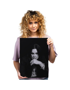 Póster de Metal Ozzy Osbourne Displate 45x32 cm Montaje Magnético 2