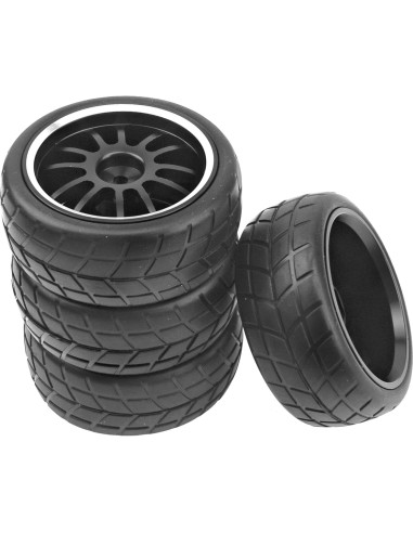 Neumáticos de Caucho y Llantas de Metal HIRCQOO 1/10 12mm