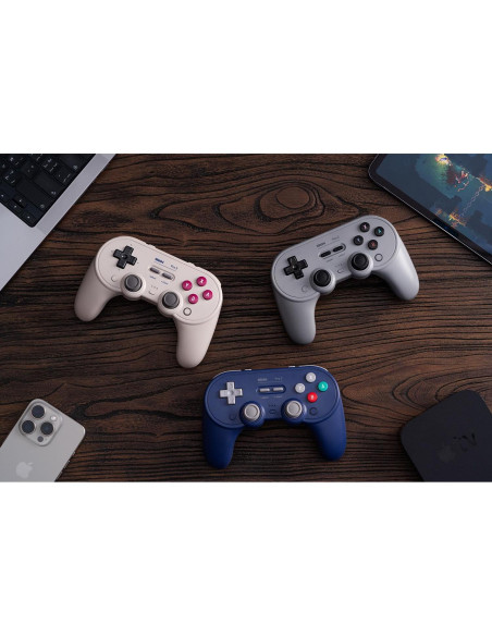 Controlador Bluetooth 8Bitdo Pro 3 G Classic para Switch y PC