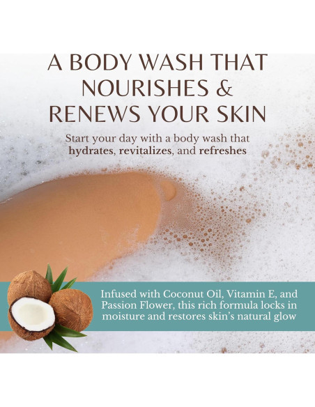 Gel de Ducha Hidratante Coco Edenika 473 ml - Piel Seca y Sensible