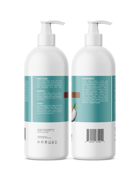 Gel de Ducha Hidratante Coco Edenika 473 ml - Piel Seca y Sensible