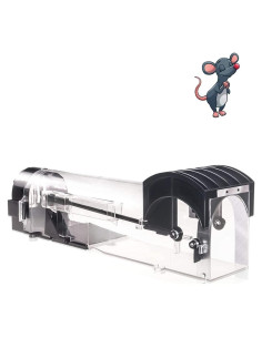 Trampa Humana para Ratones IIWEY 30.48 cm Reutilizable Negra