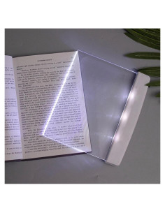 Luz de Libro LED Metionc para Lectura Nocturna Blanca