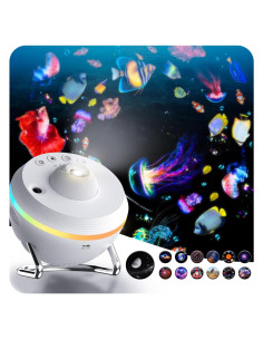 Proyector de Estrellas SOMKTN 4K HD con 13 Discos y Temporizador