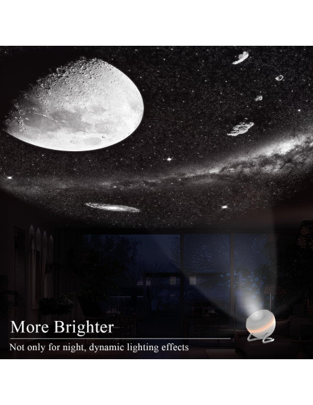 Proyector de Estrellas SOMKTN 4K HD con 13 Discos y Temporizador