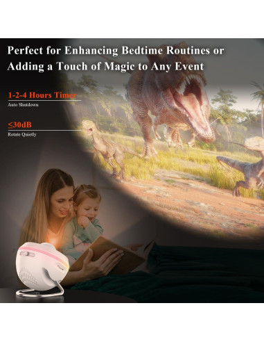 Proyector de Estrellas SOMKTN 4K HD con 13 Discos y Temporizador