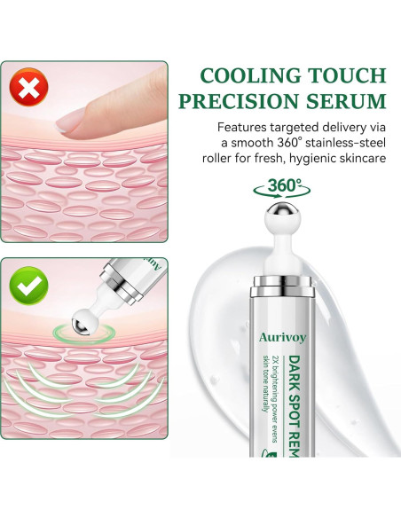 Removedor de Manchas Oscuras Aurivoy 19.8 ml con Rodillo 360
