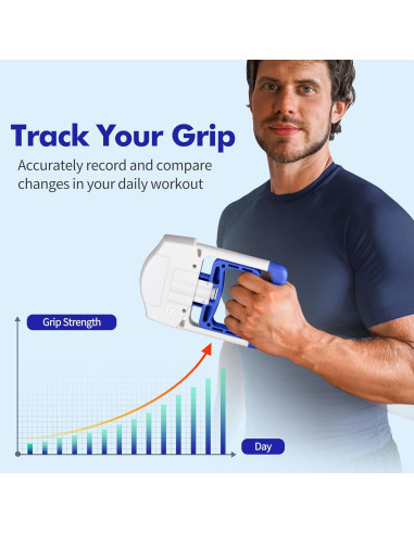 Dinamómetro de Mano Digital Handexer 120kg con Pantalla LCD