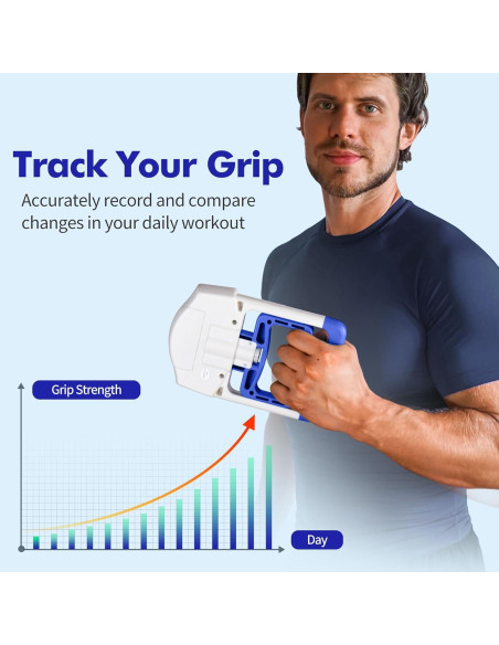Dinamómetro de Mano Digital Handexer 120kg con Pantalla LCD