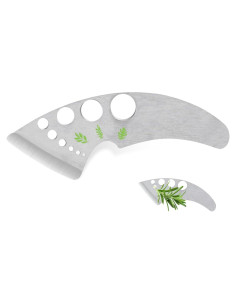 Deshojadora de Hierbas Genérico de Acero Inoxidable 9 Agujeros