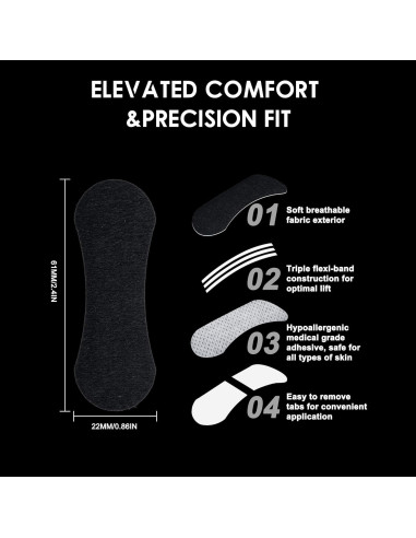 60 Tiras Nasales Hantskop para Ronquidos - Alivio Nocturno