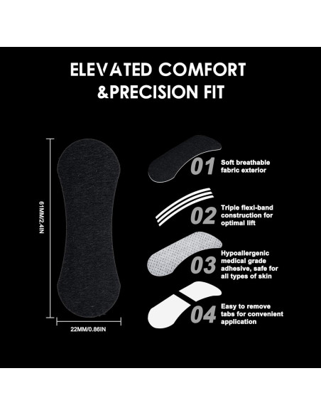 60 Tiras Nasales Hantskop para Ronquidos - Alivio Nocturno