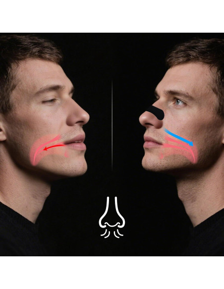 60 Tiras Nasales Hantskop para Ronquidos - Alivio Nocturno