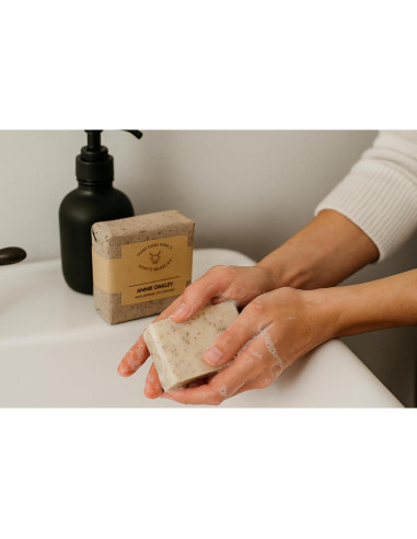 Jabón de Leche de Cabra Natural Three Dubs Ranch 3 Piezas