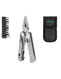 Multiherramienta 27 en 1 TaichungMan, acero inoxidable, 396 g
