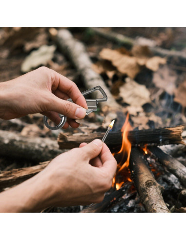 Encendedor de Llaveros Sunerme PML01 con Abrebotellas Negro
