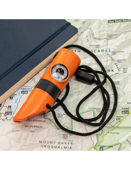 Silbato de Supervivencia ASR Outdoor 7 en 1 para Niños