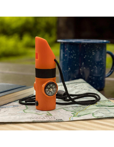 Silbato de Supervivencia ASR Outdoor 7 en 1 para Niños