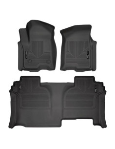 Tapetes Husky Liners Weatherbeater para Chevrolet Silverado y GMC Sierra 2019-2026, 3 piezas, Negro