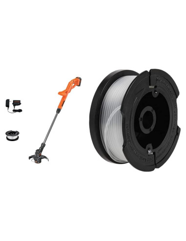 Desmalezadora Cortadora 20V MAX BLACK+DECKER LST201 con 2 Carretes