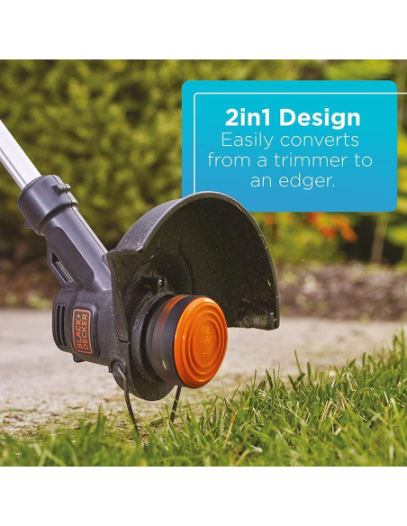 Desmalezadora Cortadora 20V MAX BLACK+DECKER LST201 con 2 Carretes