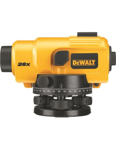 Nivel Óptico Automático DEWALT DW096PK 26X con Trípode y Varilla