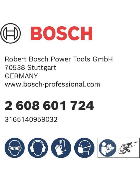 Plato de Respaldo Bosch Professional X-LOCK 125 mm con Posicionador