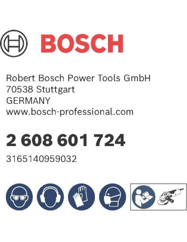 Plato de Respaldo Bosch Professional X-LOCK 125 mm con Posicionador