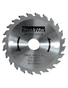 Hoja de sierra circular Makita 721005-A 8.57 cm 24T Carburo