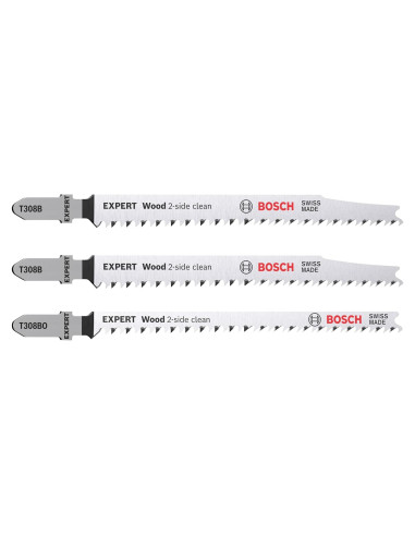 Set de Hojas de Sierra de Calar Bosch Expert 2-Lados Limpios