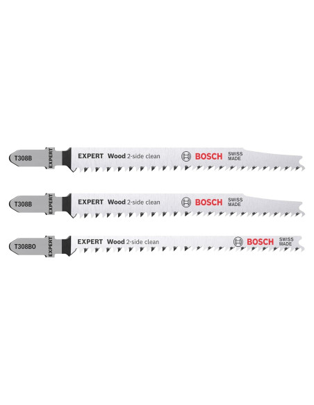 Set de Hojas de Sierra de Calar Bosch Expert 2-Lados Limpios