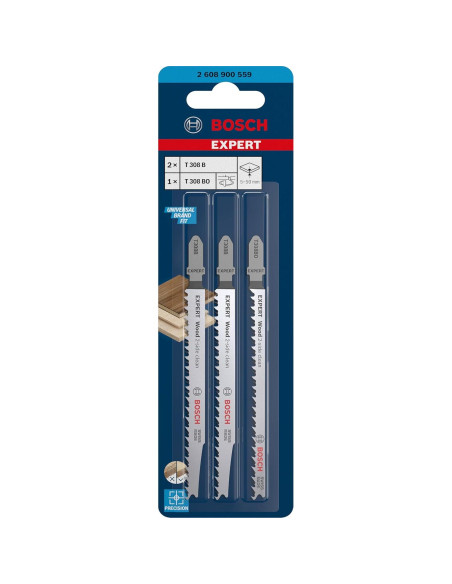 Set de Hojas de Sierra de Calar Bosch Expert 2-Lados Limpios