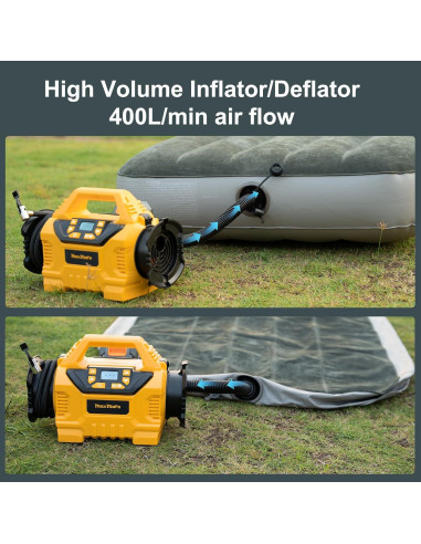 Inflador Portátil MaxMore 160 PSI Inalámbrico 20V