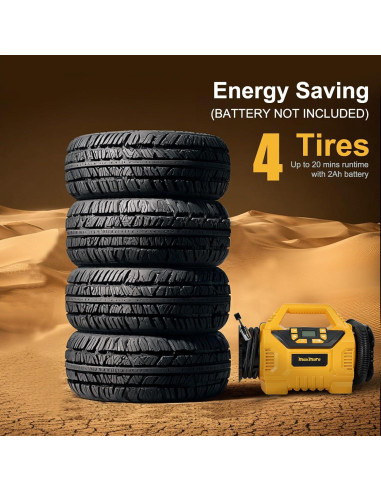 Inflador Portátil MaxMore 160 PSI Inalámbrico 20V